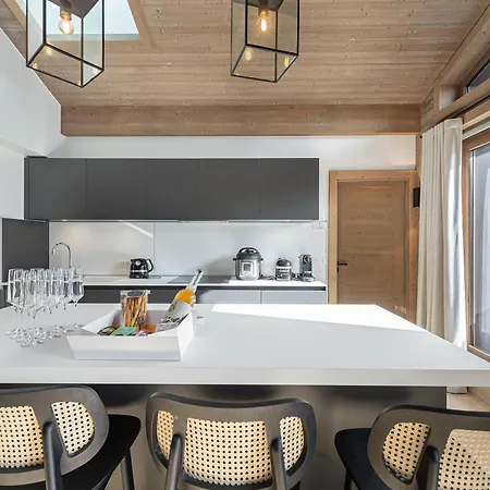 Penthouse Lumineux Avec Piscine A Megeve, Pour 10 Personnes - Fr-1-569-68 Appartement Megève