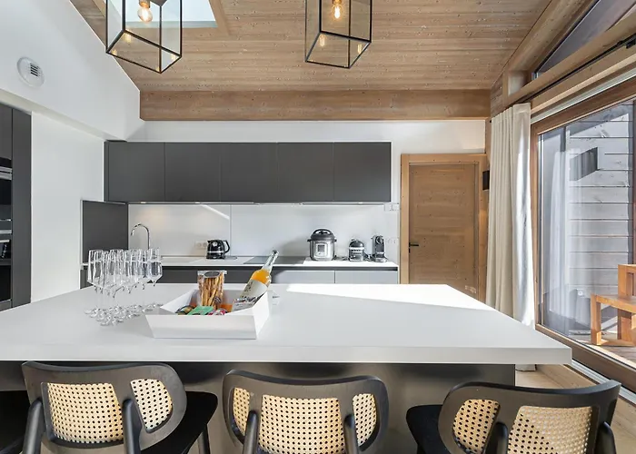 Penthouse Lumineux Avec Piscine A Megeve, Pour 10 Personnes - Fr-1-569-68 * 梅杰夫