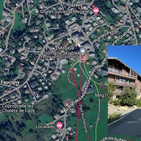 Penthouse A Avec Piscine, Sauna Et Salle De Sport - Fr-1-569-68 Apartment Megeve